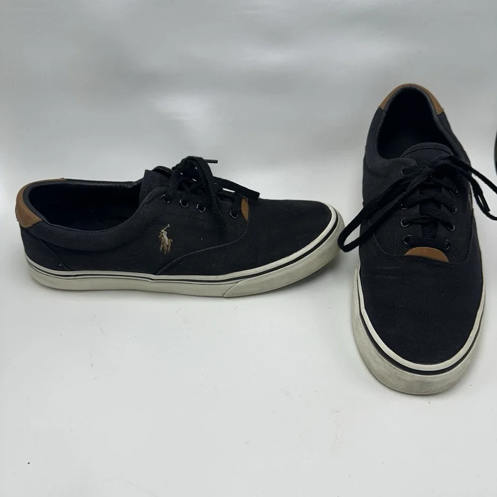 POLO RALPH LAUREN Thorton‎ Casual Shoes Black Men's 10.5D Lace Up